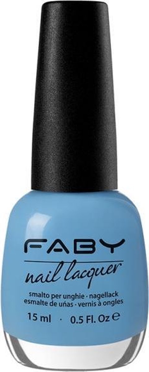 Faby Nagellak Joy City Dames 15 Ml Vegan Hemelsblauw