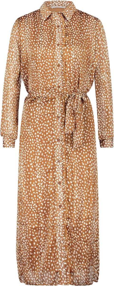 Freebird Helen Heart Jurk Bruin  dames maat L