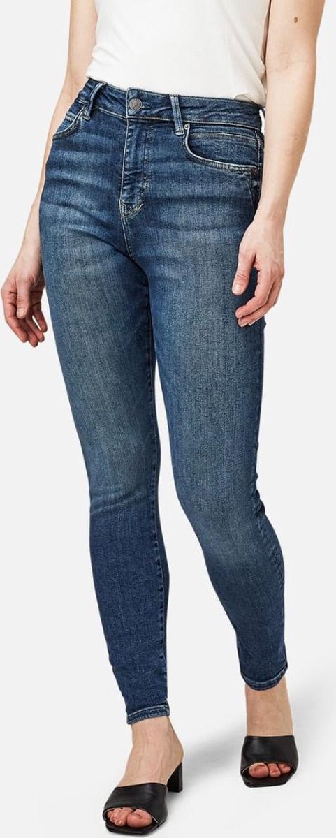 Silvercreek  Olive Super Skinny Jeans  Vrouwen Dark Aged W25 X L28