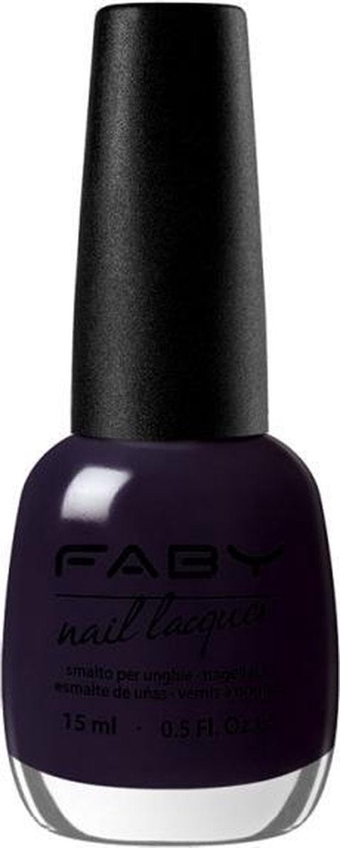 Faby Nagellak Iconic Audrey Dames 15 Ml Vegan Donkerpaars