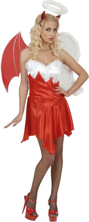 Engel en Duivel Halloween kostuum voor vrouwen - Verkleedkleding - Medium