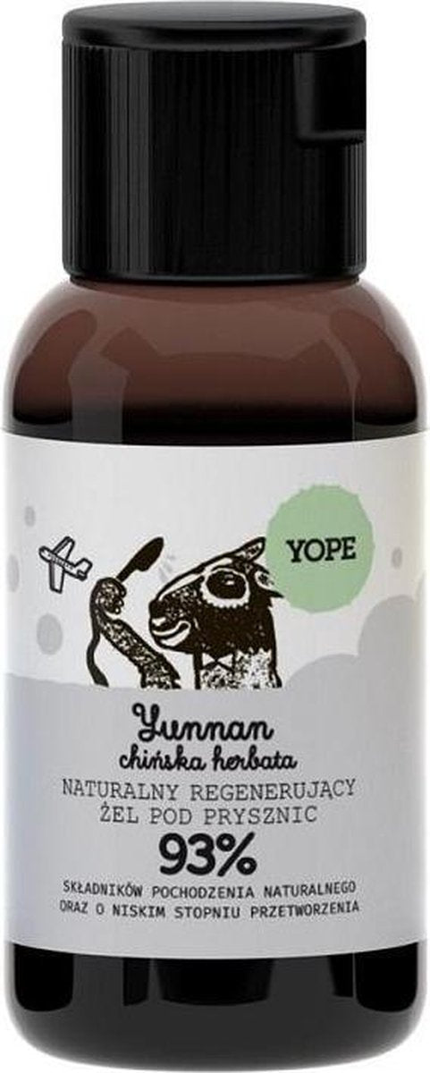 Yope - Natural Regenerating Gel Under Shower Yunnan Chinese Tea 40Ml