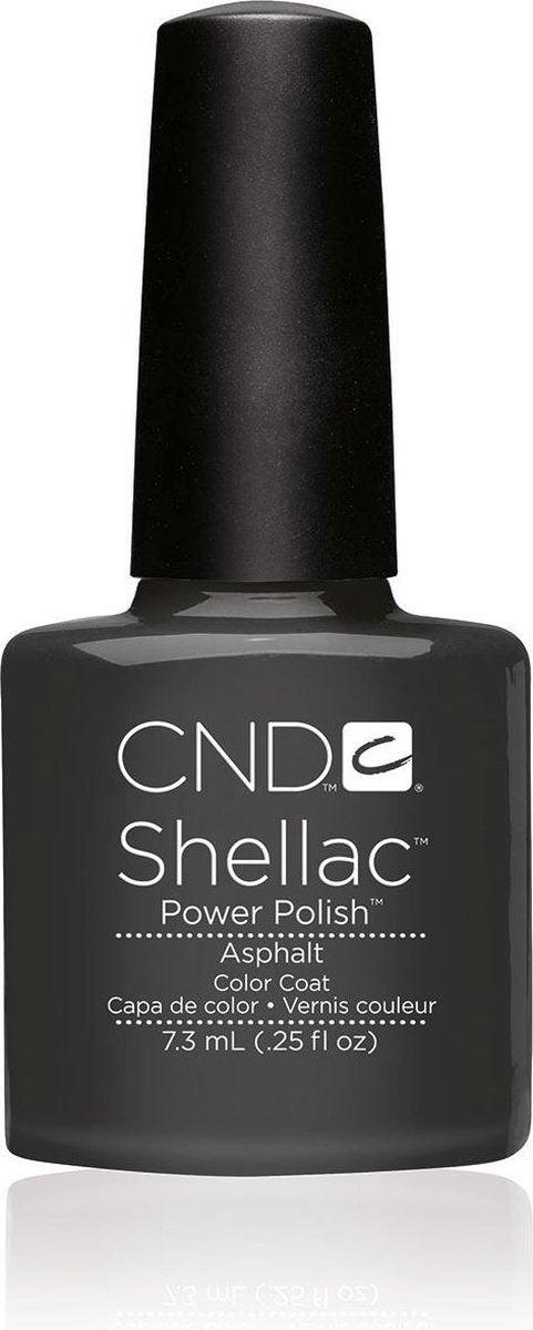 CND - Colour - Shellac - Gellak - Asphalt - 7