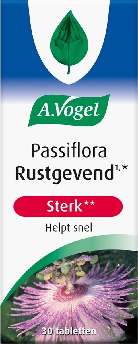 A.Vogel Passiflora Rustgevend Sterk 30 Tabletten