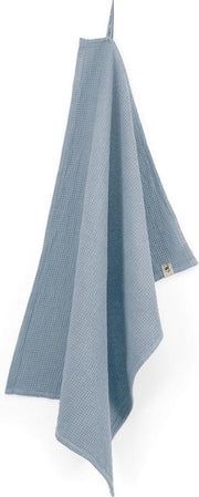 Walra Keukendoek Dry with Cubes Uni - 50x70 - 100% Katoen - Jeans Blauw