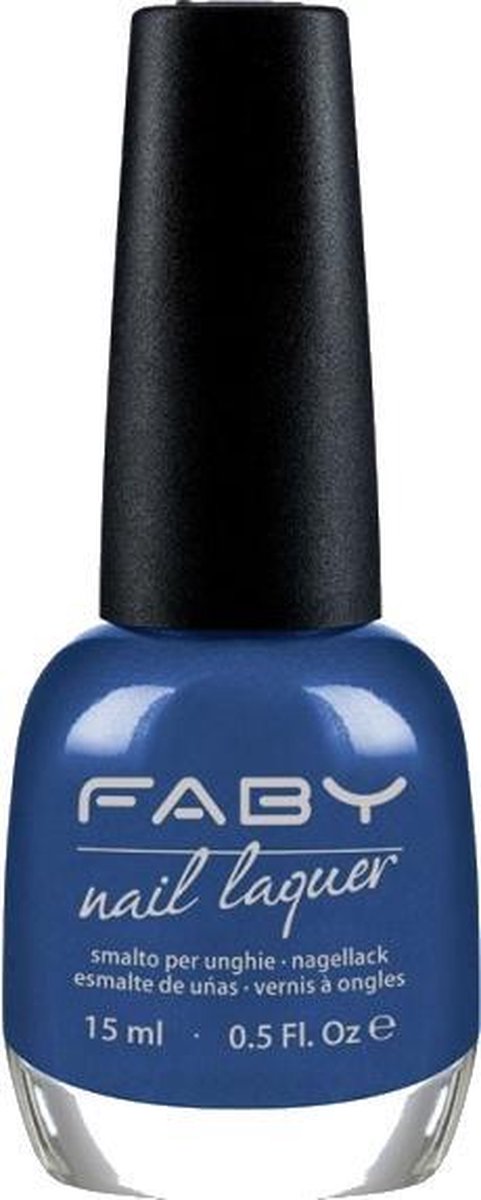 Faby Nagellak Low Tide Dames 15 Ml Vegan Blauw