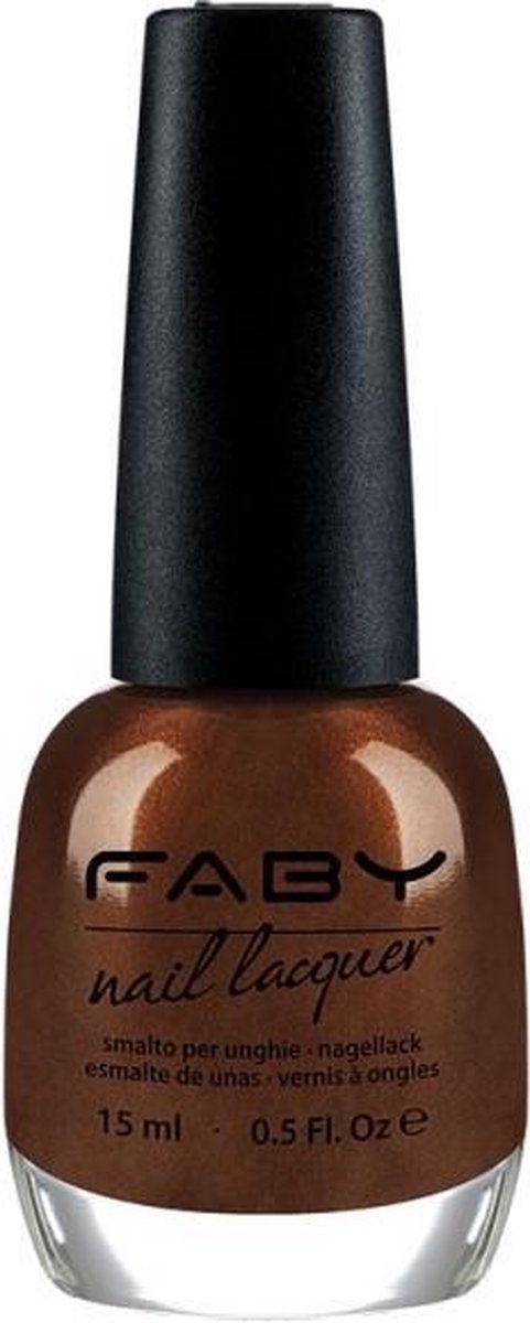 Faby Nagellak Look How They Shine Dames 15 Ml Vegan Brons