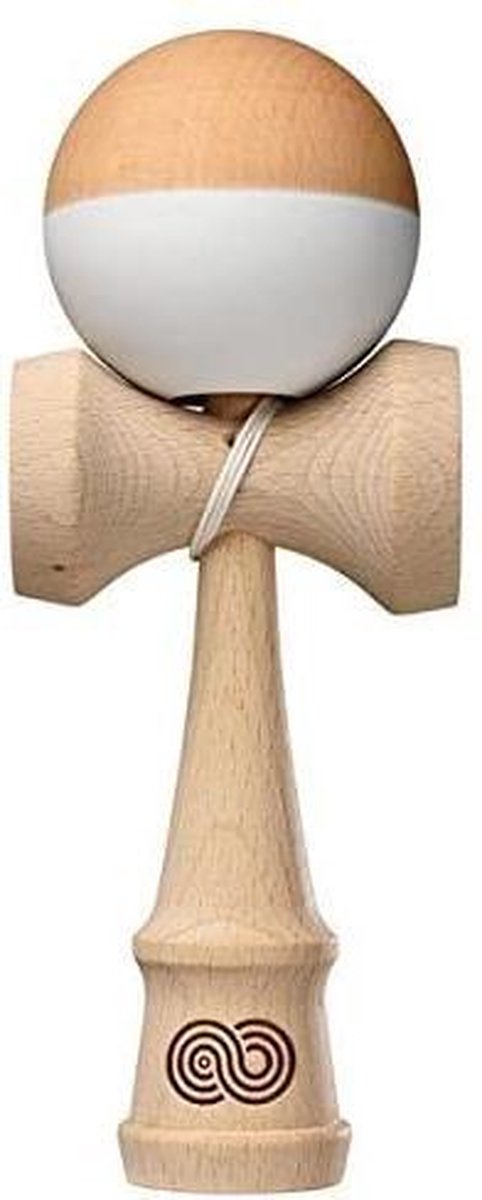 Kendama USA Kaizen - Half Split Ghost Slik & White