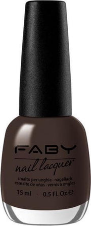 Faby Nagellak 1st Class Ticket Dames 15 Ml Vegan Chocoladebruin