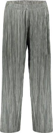 Pants Plisse Elastic Waistband 01845 99 Army