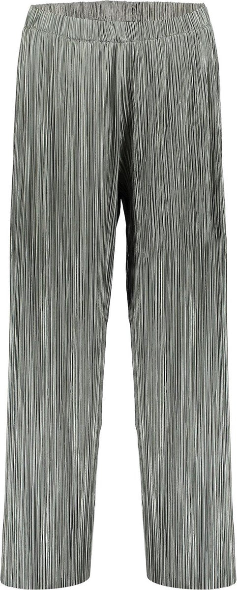 Pants Plisse Elastic Waistband 01845 99 Army