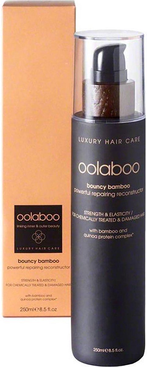oolaboo bouncy bamboo repairing hair bath - 250 ml