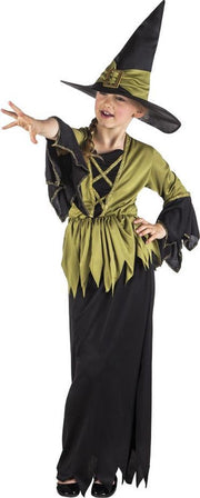 St. Kinderkostuum Woodland witch (7-9 jaar)