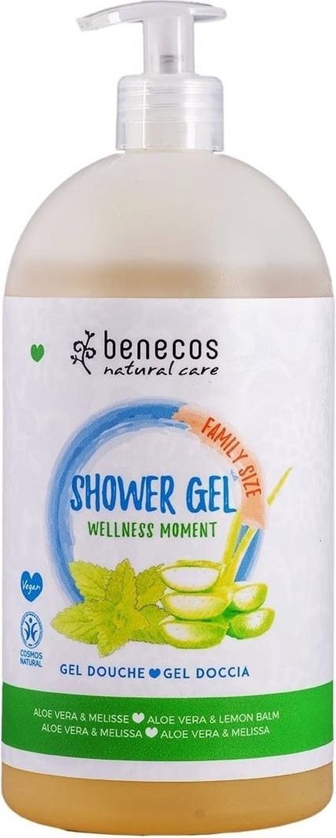 Benecos Douchegel Wellness Moment Vegan Gezin 950 Ml