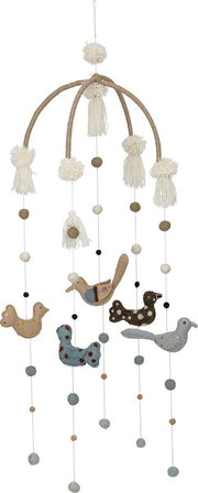 Bloomingville - Grethel Mobiel - Decoratie Kinderkamer - Vogels