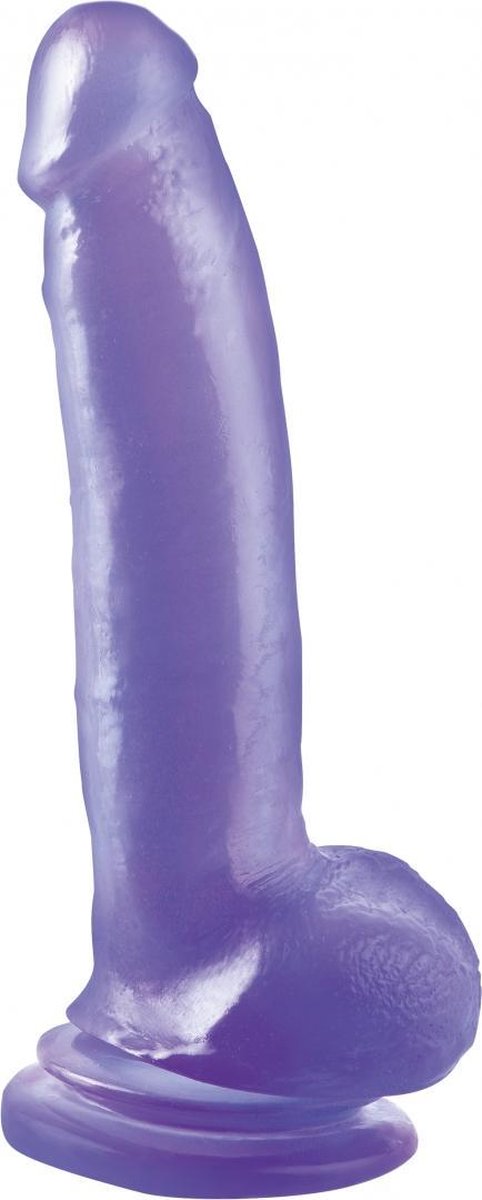 9" Suction Cup - Thick - Purple - Realistic Dildos -