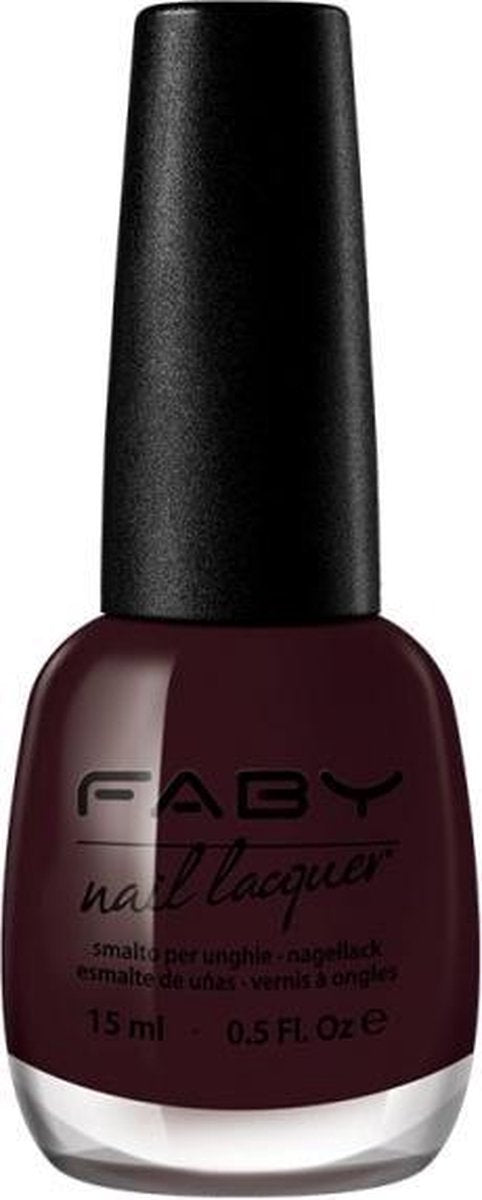Faby Nagellak Embers Dames 15 Ml Vegan Bordeaux