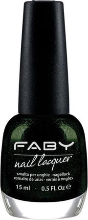 Faby Nagellak Are You Ac Or Dc? Dames 15 Ml Vegan Donkergroen