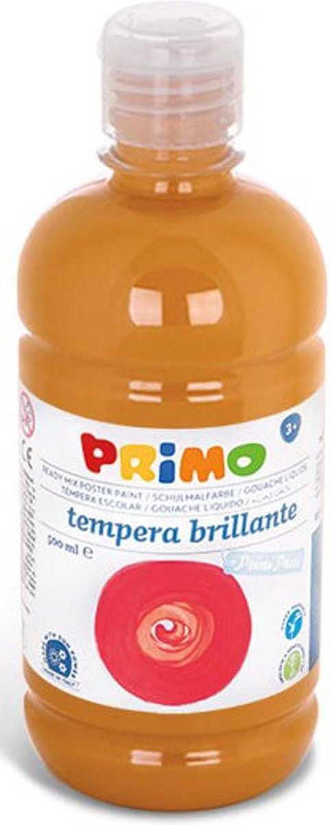 Primo Plakkaatverf Tempera 500 Ml Oker