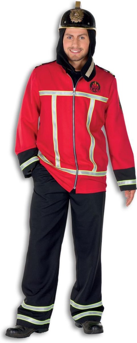 Brandweerman uniform de luxe voor heer