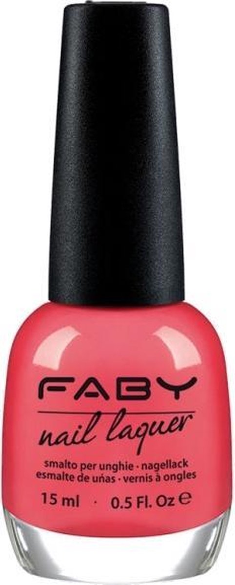 Faby Nagellak Not To Miss A Trick Dames 15 Ml Vegan Koraalrood