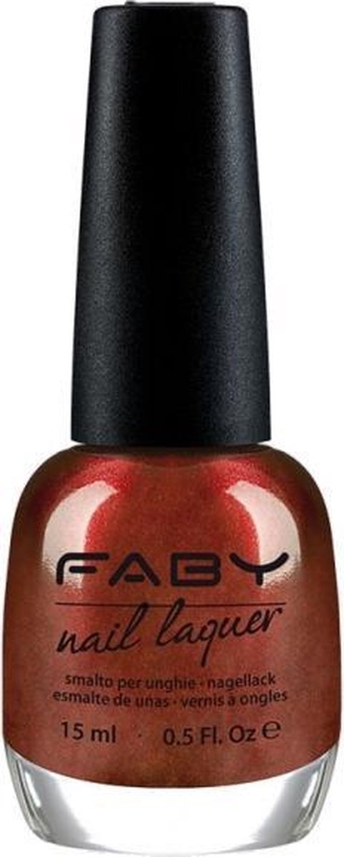 Faby Nagellak Life On Mars Dames 15 Ml Vegan Rood