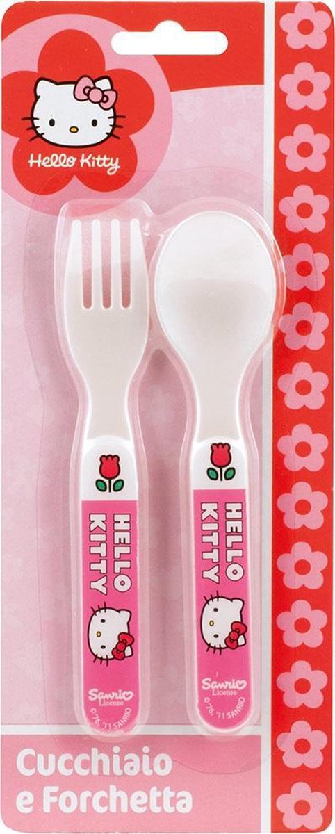 Hello Kitty bestekset Tulp 2 delig