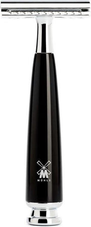 Muhle R226SR double edge safety razor RYTMO zwart chroom