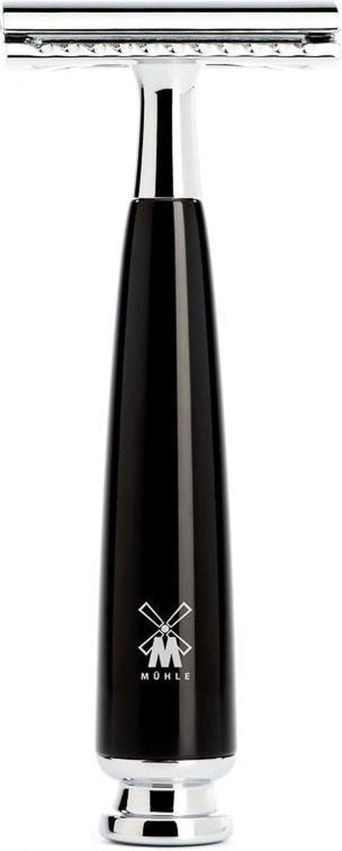 Muhle R226SR double edge safety razor RYTMO zwart chroom