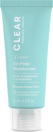 Paula's Choice Clear Oil Free Nachtcrème - Acne Gevoelige Huid - 15 ml