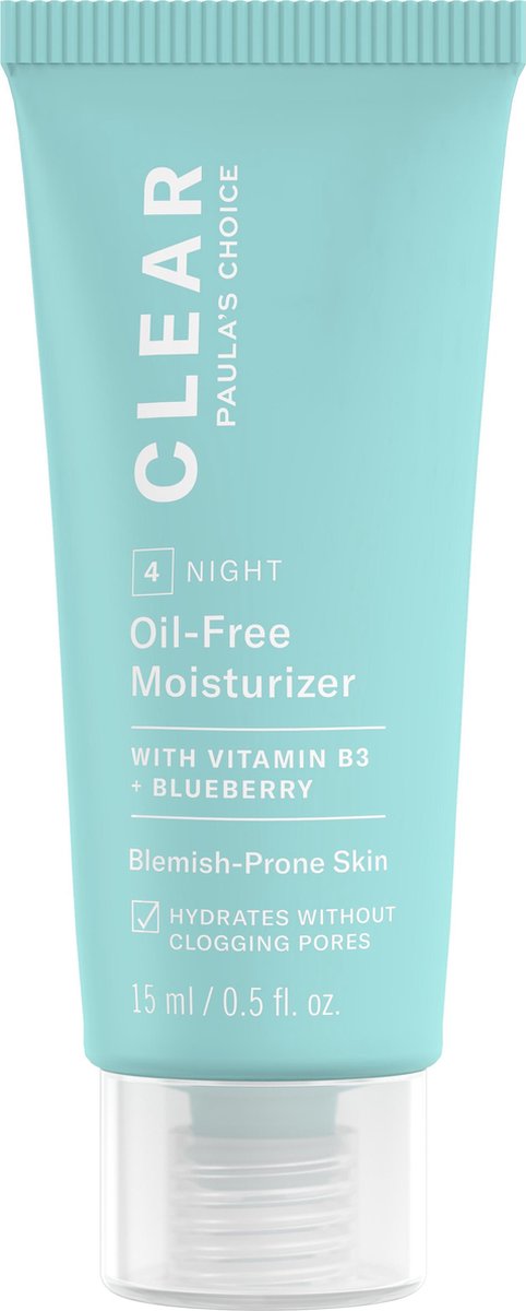 Paula's Choice Clear Oil Free Nachtcrème - Acne Gevoelige Huid - 15 ml