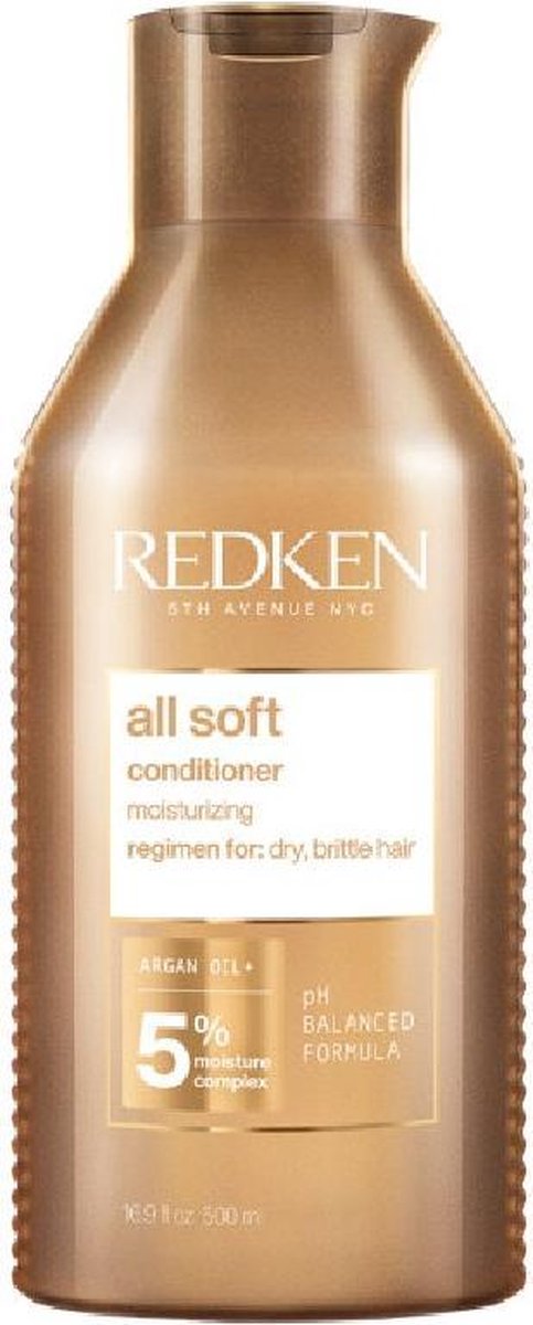 Redken All Soft Conditioner 500ml - Conditioner voor ieder haartype