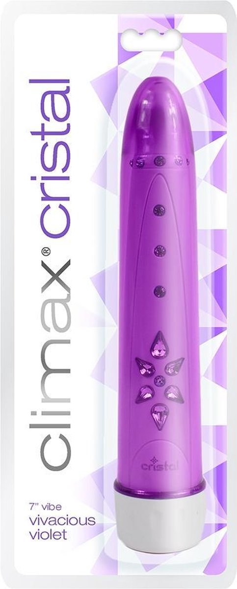 Climax Cristal 6X Vibe - Vivacious Violet - Classic Vibrators -