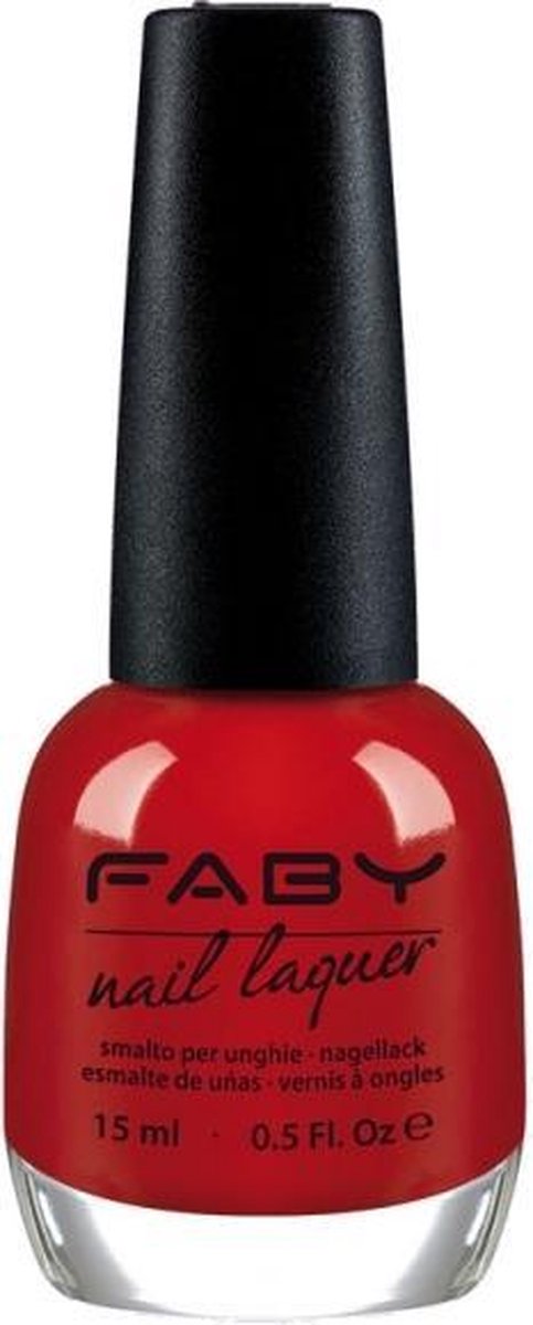 Faby Nagellak Do You Think I'm Sexy? Dames 15 Ml Vegan Rood