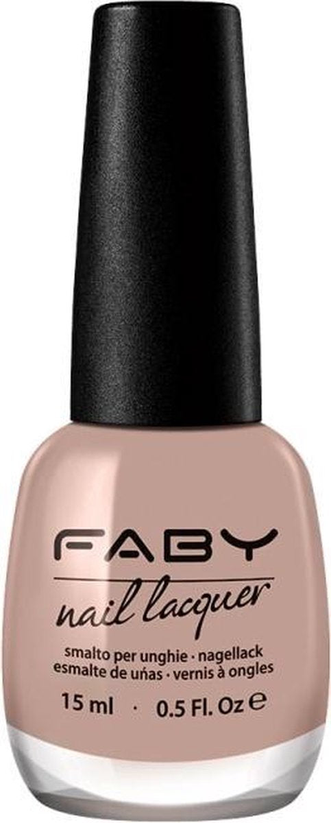 Faby Nagellak Fil Beige Dames 15 Ml Vegan Nude