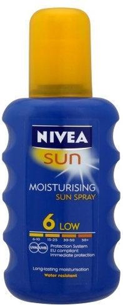 Nivea Sun - Verzorgende Spray - SPF 6 - Zonnebrandlotion