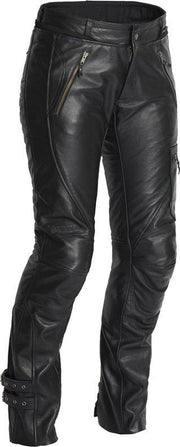 Halvarssons leren motorbroek Leon Lady zwart 42