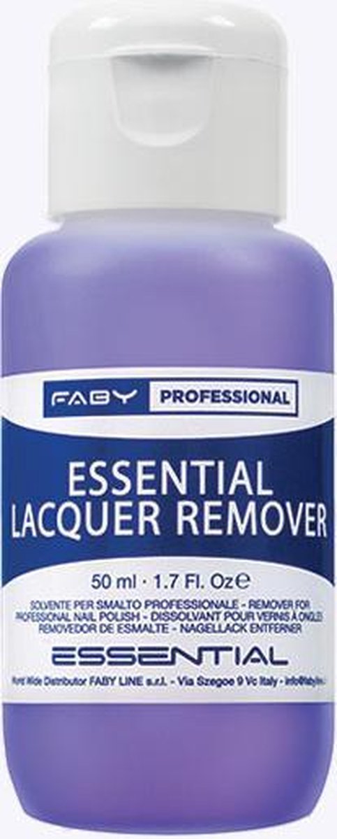 Faby Nagellakremover Essential Dames 50 Ml Vegan Transparant