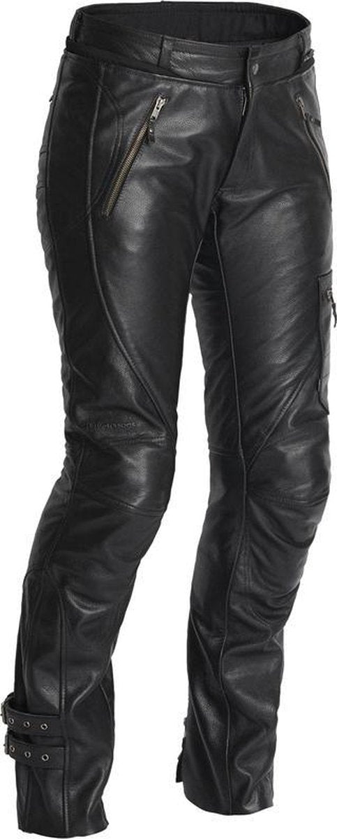 Halvarssons leren motorbroek Leon Lady zwart 40
