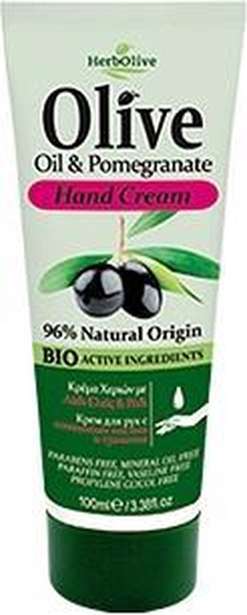 HerbOlive Handcrème *Olijfolie & Granaatappel* 100ml