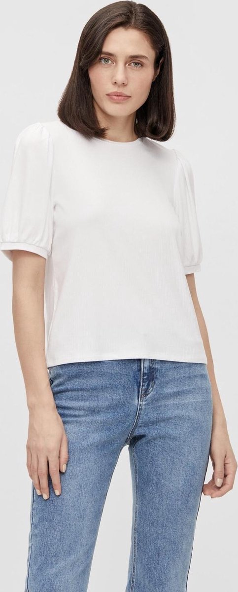 Objjamie S/s Top Noos 23034454 White