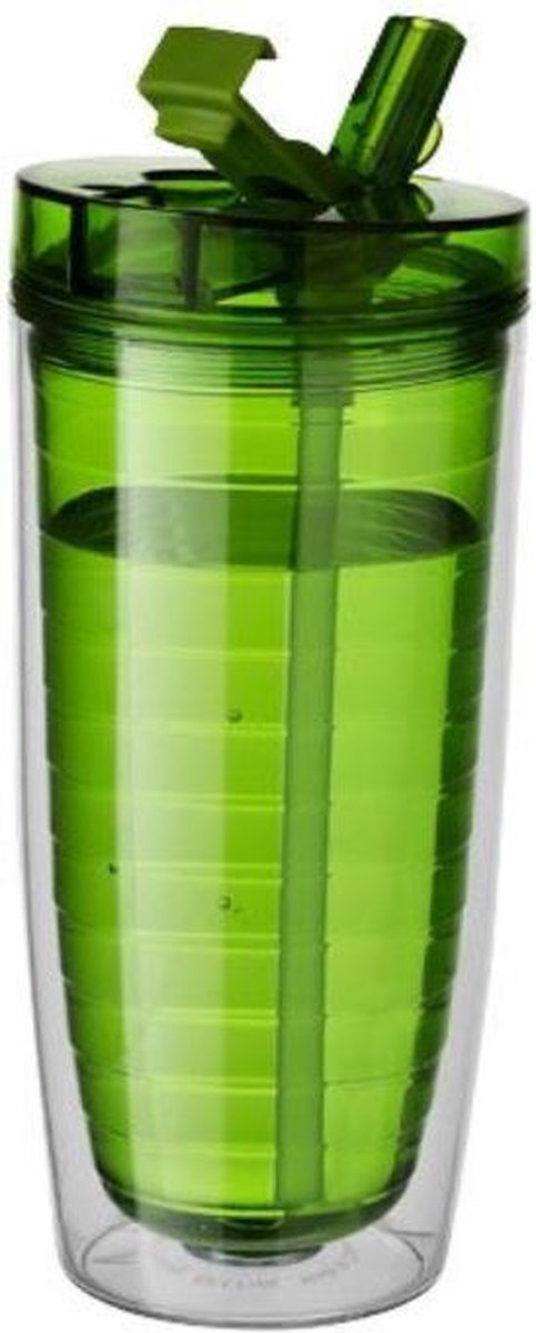 Banzaa Drinkfles Thermofles Sipper 570 ML Groen