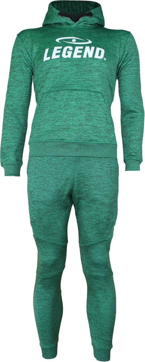 Joggingpak dames/heren met hoodie groen  104