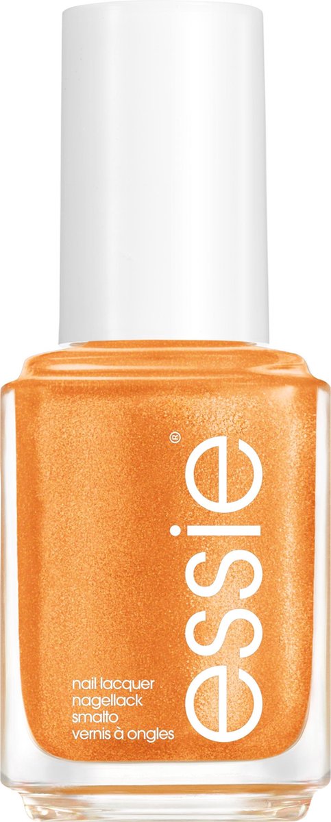 Essie fall 2020 limited edition - 732 don't be spotted - oranje - glitter nagellak - 13