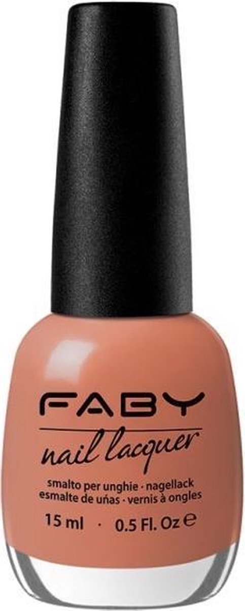 Faby Nagellak Jackie@capri Dames 15 Ml Vegan Zalmroze