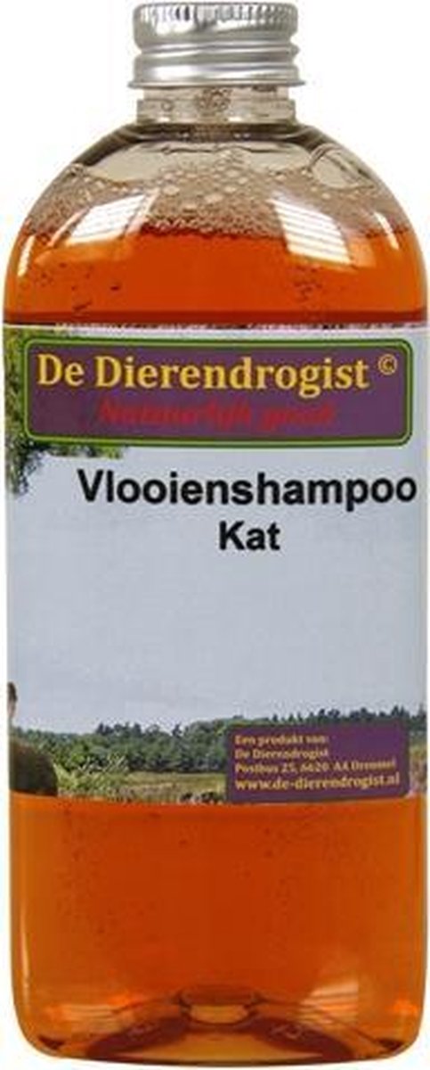Dierendrogist vlooienshampoo kat - 250 ml - 1 stuks