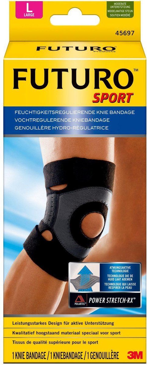 FUTURO™ Sport vochtregulerende kniesteun Large