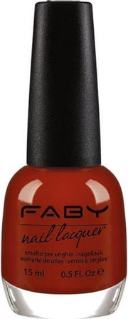 Faby Nagellak Abracadabra Dames 15 Ml Vegan Donkerrood