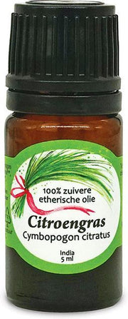 100% zuivere etherische olie Citroengras 5 ml