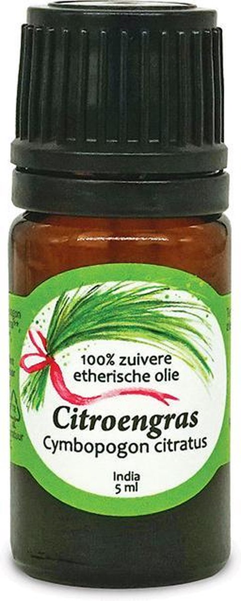 100% zuivere etherische olie Citroengras 5 ml
